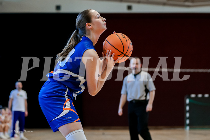 02.03.2025 Österreichischer Basketballverband 2024/25, SLWU16 Basket Flames UNION vs. DBB  Basketgirls Wels