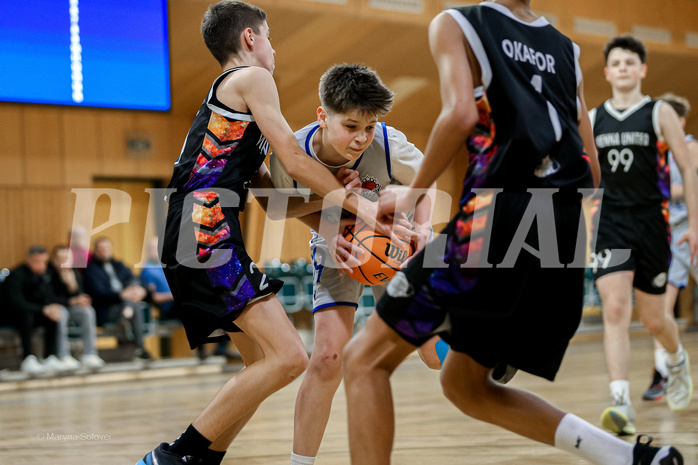 09.03.2025 Österreichischer Basketballverband 2024/25, SLMU14, STARS Basketball vs Vienna United