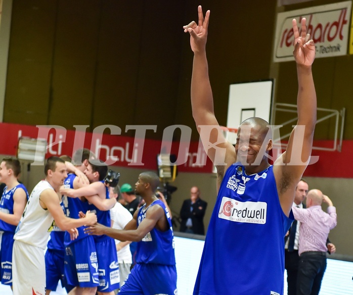 Basketball ABL 2015/16 Playoff Finale Spiel 3 WBC Wels vs Gunners Oberwart