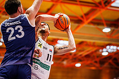 Basketball, win2day Basketball Superliga 2024/25, Grunddurchgang Runde 2, BBC Nord Dragonz, Klosterneuburg Dukes, Benjamin Blazevic (11)