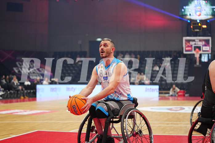 Basketball Austria Cup 2025, Final Four, Rollstuhl BB Cup Finale,  Flinkstones Graz vs Sitting Bulls Klosterneuburg


