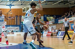 Basketball, ABL 2017/18, Grunddurchgang 21.Runde, Oberwart Gunners, WBC Wels, Elijah Wilson (10)