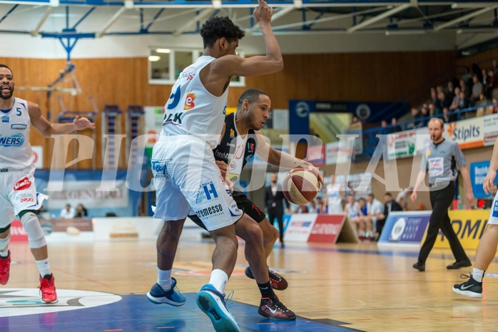 Basketball, ABL 2017/18, Grunddurchgang 21.Runde, Oberwart Gunners, WBC Wels, Elijah Wilson (10)