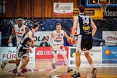 Basketball, Basketball Austria Cup 2022/23, Halbfinale 1, Oberwart Gunners, Gmunden Swans, Jonathan Knessl (12)
