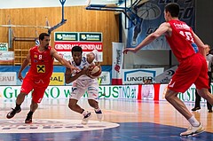 Basketball, ABL 2016/17, Playoff HF Spiel 5, Oberwart Gunners, WBC Wels, Andell Cumberbatch (13)