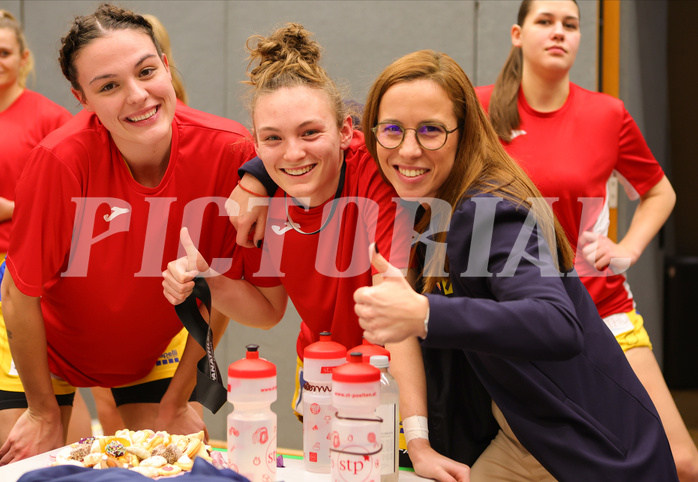 Basketball Damen Superliga 2023/24, Grunddurchgang 7.Runde SKN St. Pölten vs. Vienna Timberwolves


