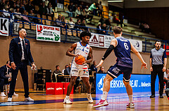 Basketball, win2day Basketball Superliga 2024/25, Grunddurchgang Runde 19, Oberwart Gunners, BBC Nord Dragonz, Caleb Fields (4)