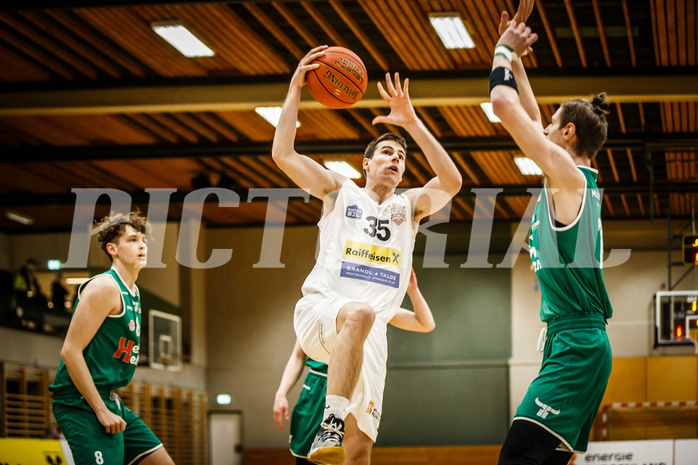 Basketball, Basketball Zweite Liga, Grunddurchgang 13.Runde, Mattersburg Rocks, Future Team Steiermark, Ivan Begic (35)