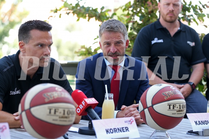 Basketball ÖBV 2019, Pressekonferenz  vs. 


