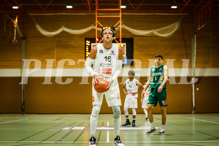 Basketball, Basketball Zweite Liga 2021/22, Grunddurchgang 2. Runde, BBC Nord Dragonz, Dornbirn Lions, Marko Kolaric (16)