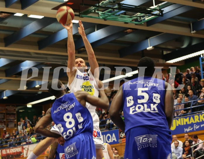 Basketball ABL 2016/17 Grunddurchgang 6.Runde Gmunden Swans vs Oberwart Gunners