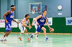 Basketball, ABL 2016/17, CUP 2.Runde, Blue Devils Wr. Neustadt, Oberwart Gunners, Sebastian Kaeferle (7)