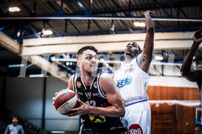Basketball, ABL 2018/19, Grunddurchgang 1.Runde, Oberwart Gunners, Flyers Wels, Benjamin Blazevic (12)