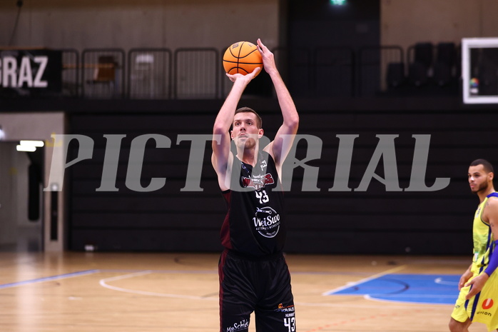 22.10.2023, Graz, Raiffeisen Sportpark Graz, Basketball Zweite Liga 2023/24, Grunddurchgang, Runde 3, Future Team Steiermark vs. Mistelbach Mustangs
