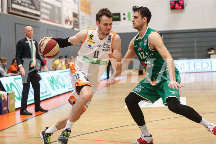 Basketball Superliga 2020/21, Grunddurchgang 15.Runde Klosterneuburg Dukes vs. Kapfenberg Bulls