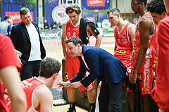 Basketball, Superliga 2024/25, Plazierungsrunde 1.Runde, Flyers Wels vs. Traiskirchen Lions,
