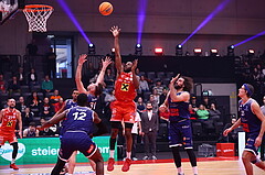 18.01.2025, Graz, Raiffeisen Sportpark, Basketball Austria Cup 2025, Final Four, Semifinale, Flyer Wels vs BBC Nord,  