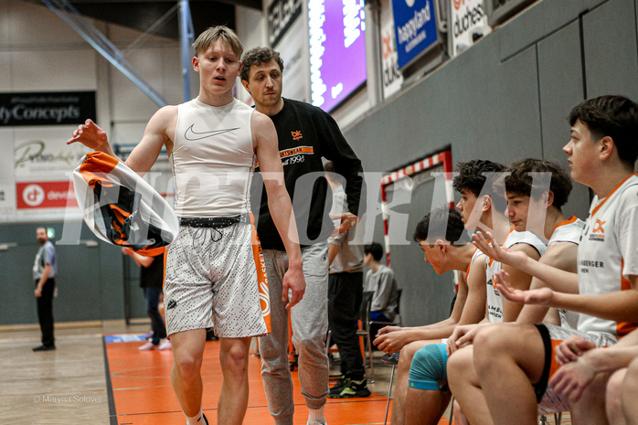 29.03.2025 Österreichischer Basketballverband 2024/25, SLMU16, Basket Dukes vs. KOS Celovec