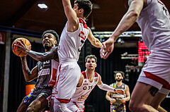 Basketball, Win2Day Superliga 2023/24, Grunddurchgang 18.Runde, BC Vienna, Klosterneuburg Dukes, Michael Weathers (20)