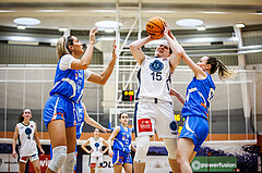 Basketball, Win2Day Basketball Damen Superliga 2023/24, Grunddurchgang 10.Runde, Vienna Timberwolves, DBB LZ OÖ, Viktoria Trailovic (15)