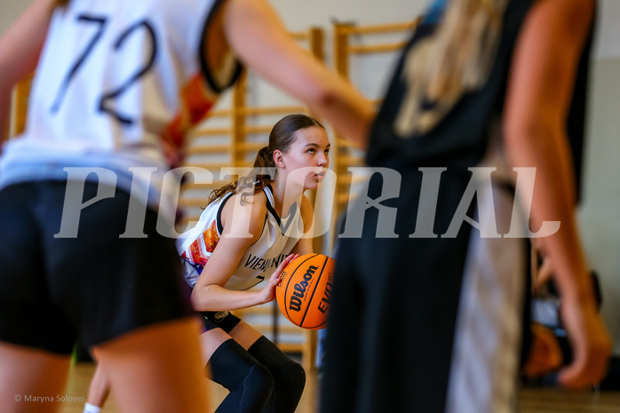 23.11.2024 Österreichischer Basketballverband 2024/25, SLWU14, Vienna United vs. VKL Vikings Swans

