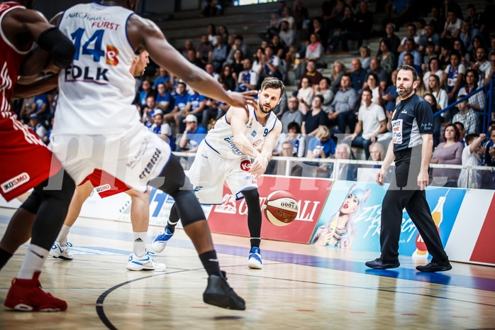 Basketball, ABL 2018/19, Playoff VF Spiel 1, Oberwart Gunners, BC Vienna, Hannes Ochsenhofer (9)
