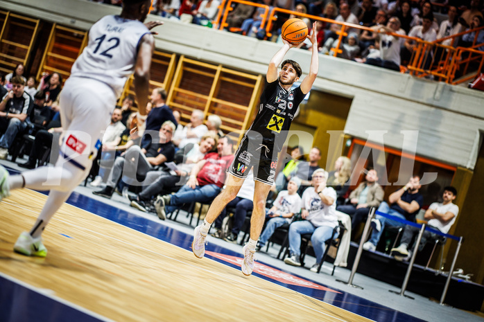 Basketball, Win2Day Superliga 2024/25, Playoffs Viertelfinale Spiel 4, BBC Nord Dragonz, Flyers Wels, Elvir Jakupovic (21)