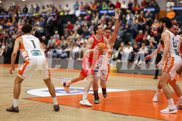 Basketball Superliga 2024/25, 6.Plazierungsrunde Klosterneuburg Dukes vs. TRaiskirchen Lions


