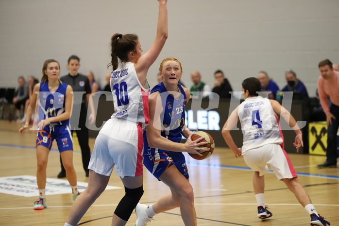 12.12.2021, Basketball Damen Superliga 2021/22, Grunddurchgang 7.Runde,  
UBSC-DBBC Graz vs. DBB LZ OÖ