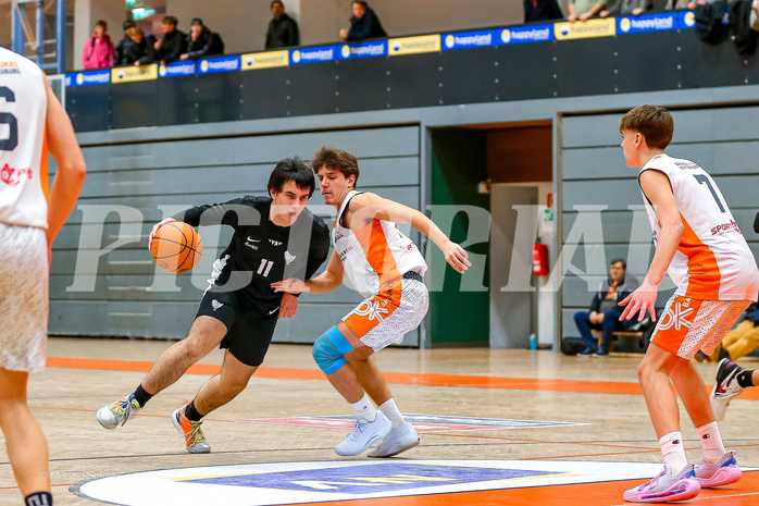 14.12.2024 Österreichischer Basketballverband 2024/25, SLMU16, Basket Dukes vs. Raiders Tirol BLACK
