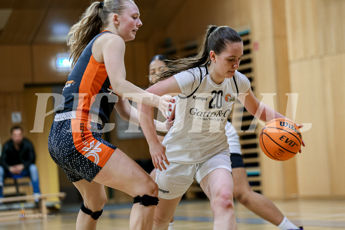 22.02.2025 Österreichischer Basketballverband 2024/25, SLWU19 Basket Flames UNION vs Basket Duchess