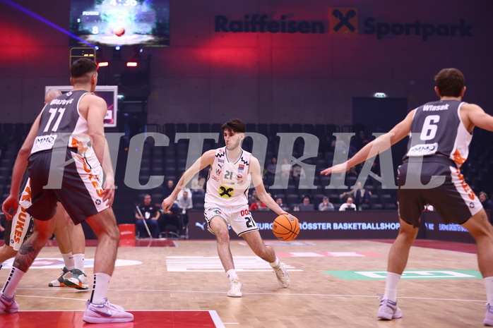 19.01.2025, Graz, Raiffeisen Sportpark, Basketball Austria Cup 2025, Final Four, Finale, Flyer Wels vs. Klosterneuburg Dukes,  