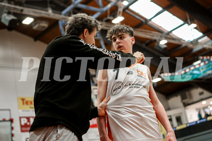 29.03.2025 Österreichischer Basketballverband 2024/25, SLMU16, Basket Dukes vs. KOS Celovec