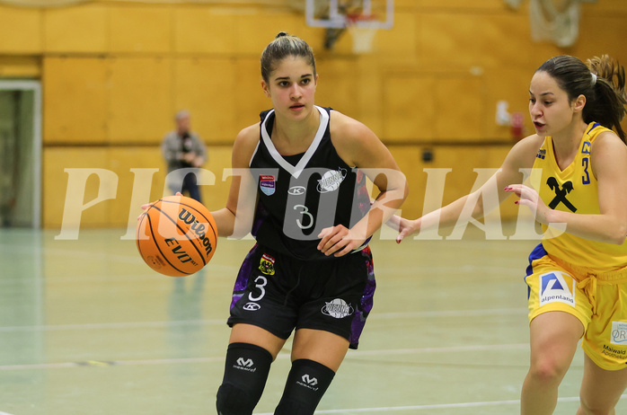 Basketball Damen Superliga 2023/24, Grunddurchgang 3.Runde Vienna United vs. SKN St.Pölten


