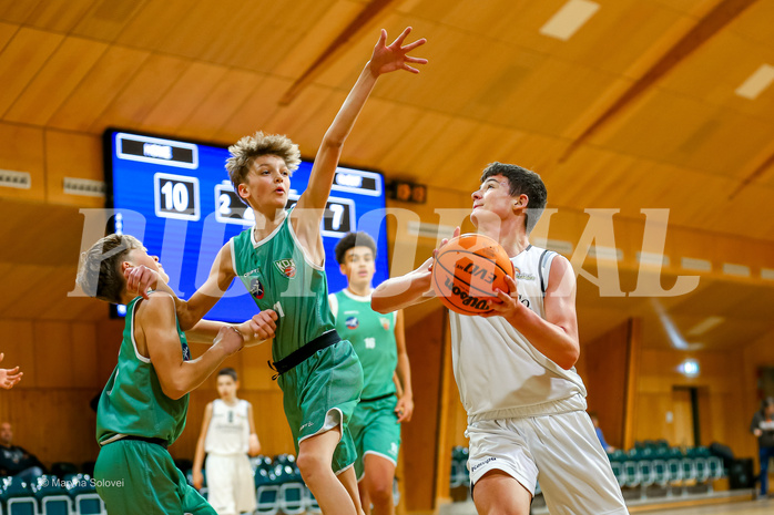 07.12.2024 Österreichischer Basketballverband 2024/25, SLMU14, Basket Flames WAT vs. KOS Celovec

