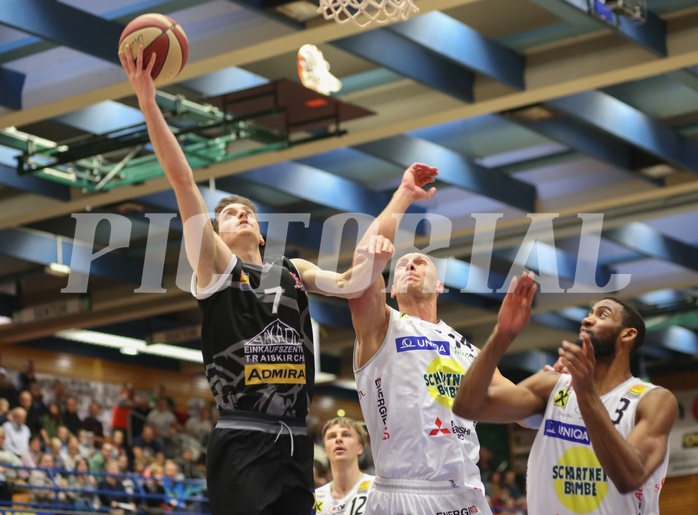 Basketball ABL 2017/18, Grunddurchgang 25.Runde Gmunden Swans vs. Traiskirchen Lions


