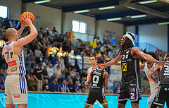 Basketball Superliga 2024/25, 10.Plazierungsrunde Oberwart Gunners vs. Flyers Wels