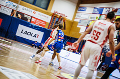 Basketball, Win2Day Superliga 2024/25, Playoffs, Halbfinale Spiel 2, Traiskirchen Lions, Oberwart Gunners, Nelson Haskin (21)