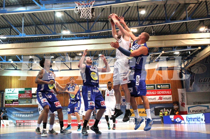 Basketball, ABL 2015/16, Playoff Viertelfinale Spiel 5, Oberwart Gunners vs. Gmunden Swans
