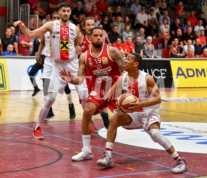 Basketball ABL 2017/18 PlayOff VF1 Flyers Wels vs BC Vienna