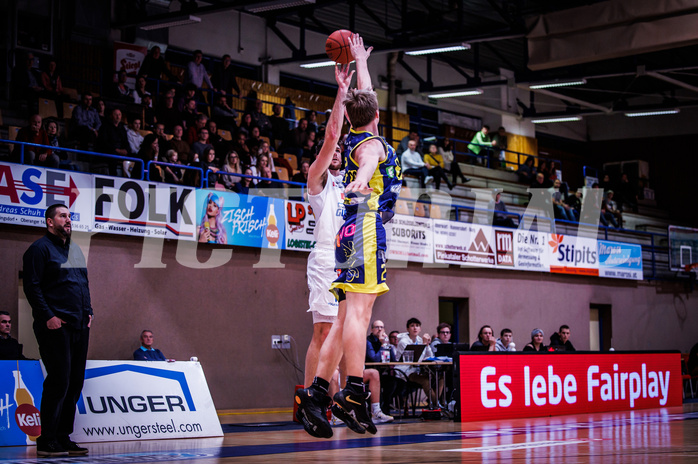 Basketball, win2day Basketball Superliga 2022/23, Grunddurchgang Runde 11, Oberwart Gunners, UBSC Graz, 