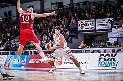 Basketball, ABL 2018/19, Grunddurchgang 1.Runde, Oberwart Gunners, BC Vienna, Stefan Blazevic (13)