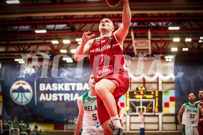 Basketball, FIBA EuroBasket 2025 Qualifiers , , AUSTRIA, IRELAND, Sebastian KÄFERLE (7)