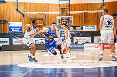 Basketball, bet-at-home Basketball Superliga 2020/21, Grunddurchgang, 14. Runde, Oberwart Gunners, Gmunden Swans, Benedikt Güttl (7)