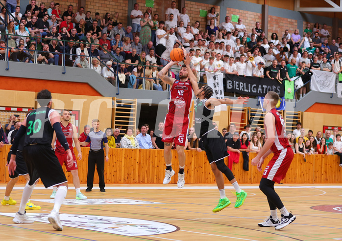 Basketball Zweite Liga 2023/24, Playoff, Finale Spiel 3 Mistelbach Mustangs vs. Union Deutsch Wagram


