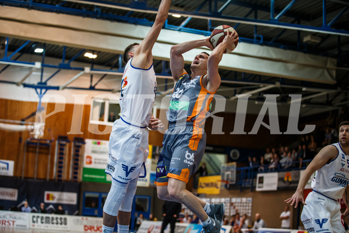 Basketball, Admiral Basketball Superliga 2019/20, Grunddurchgang 16.Runde, Oberwart Gunners, Klosterneuburg Dukes, Benedikt Danek (20)