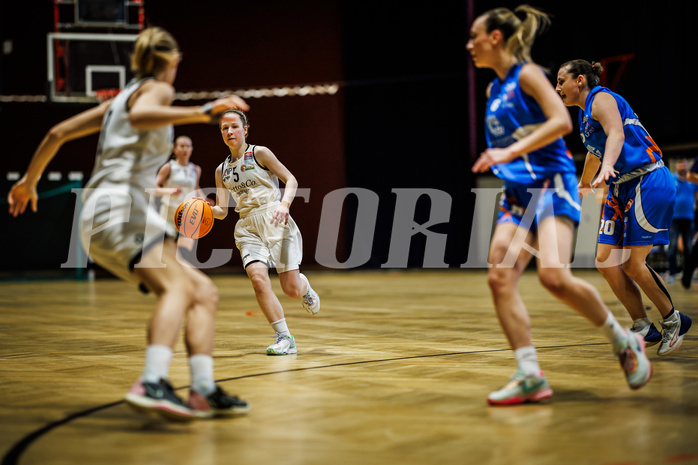 Basketball, Win2Day Basketball Damen Superliga 2023/24, Grunddurchgang 12.Runde, Basket Flames, DBB LZ OÖ, Sarah Nindl (5)