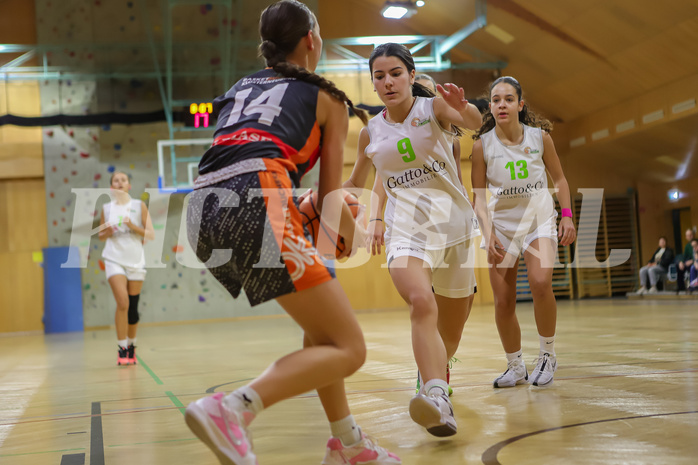 20.10.2024 Österreichischer Basketballverband 2024/25, SLWU16, Basket Flames UNION vs. Basket Duchess

