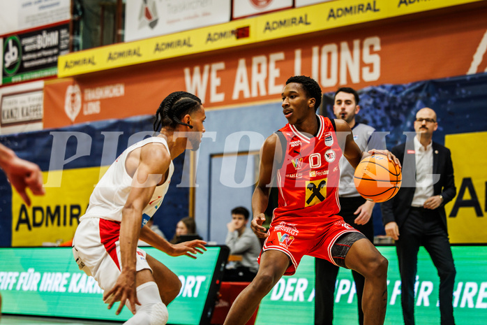 Basketball, win2day Basketball Superliga 2024/25, Grunddurchgang 8.Runde, SKN St. Pölten, Flyers Wels, Marcus Azor (0)