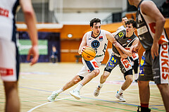 Basketball, Win2Day Superliga 2023/24, Grunddurchgang 14.Runde, Vienna Timberwolves, Klosterneuburg Dukes, Paul Rotter (6)